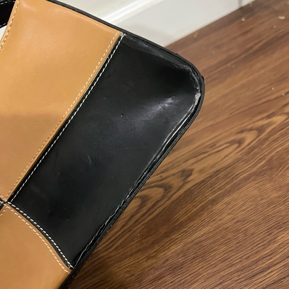 Brown & Black Colorblock Handbag - Picture 3 of 9